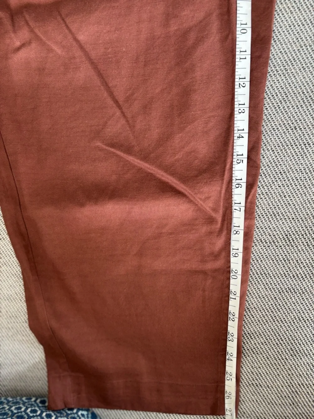 Everlane Women’s Rust Brown Linen Pants - Picture 5 of 5